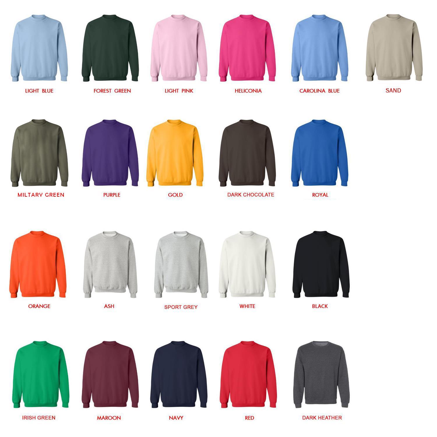 sweatshirt color chart - Re:Zero Merch