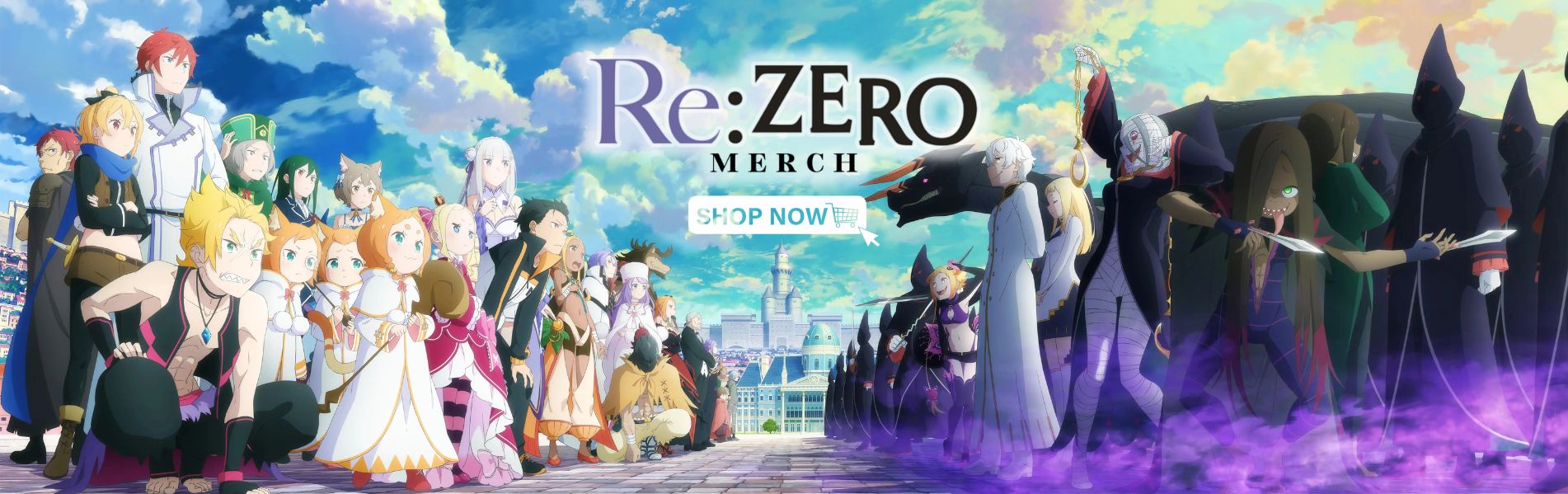 Re:Zero Merch Banner